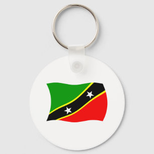 Saint Kitts and Nevis Flag Keychain