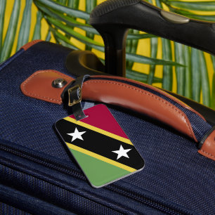 Saint Kitts and Nevis flag Luggage Tag