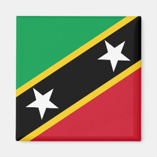 Saint Kitts and Nevis Flag Magnet