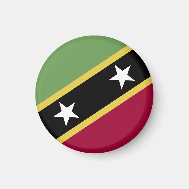 Saint Kitts and Nevis flag Magnet (Front)