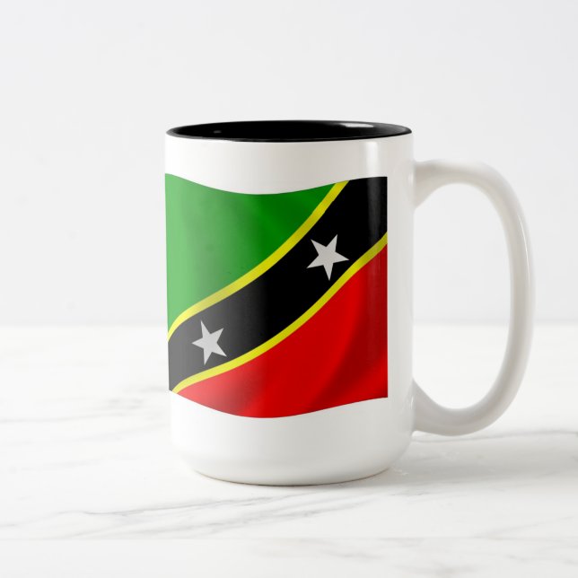 Saint Kitts and Nevis Flag Mug (Right)
