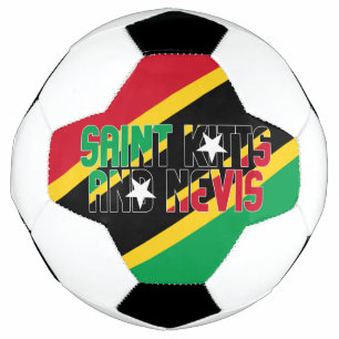 Saint Kitts and Nevis Flag Patriotic Football