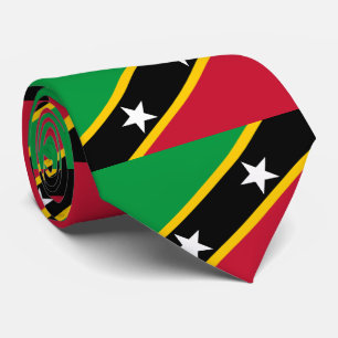 Saint Kitts and Nevis Flag Tie