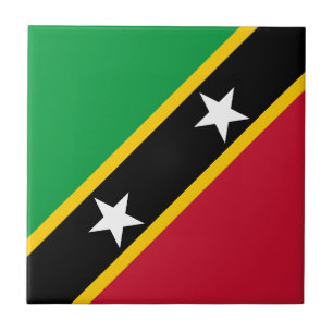 Saint Kitts and Nevis Flag Tile