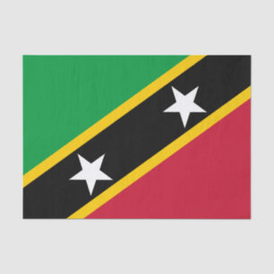 Saint Kitts and Nevis Flag Tissue Paper