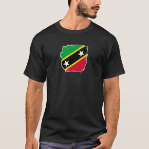 Saint Kitts And Nevis Nevisian Kittian Flag 1 T-Shirt