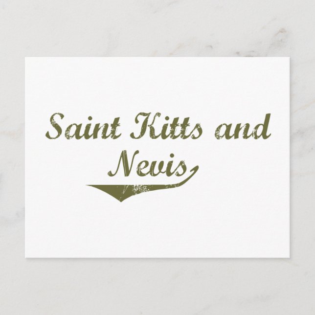 Saint Kitts and Nevis Revolution Style Postcard (Front)