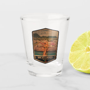 Saint Kitts and Nevis Shot Glass