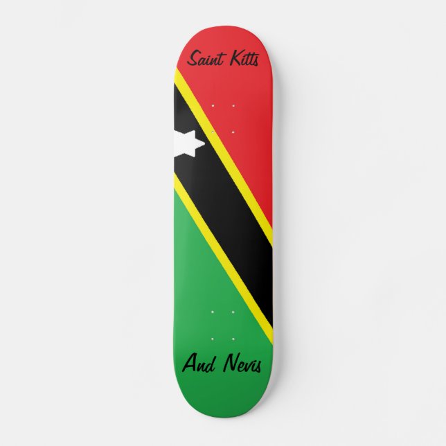 Saint Kitts and Nevis skateboard (Front)