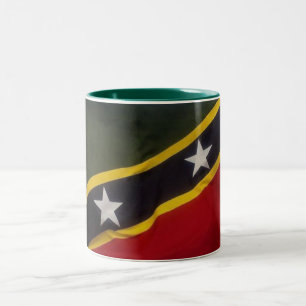 Saint Kitts -Mug- Two-Tone Coffee Mug