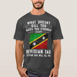 Saint Kitts  Nevis Dad Gifts for men Fathers Day T-Shirt