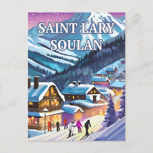 Saint-Lary-Soulan: Pyrenean Flame Postcard (Front)