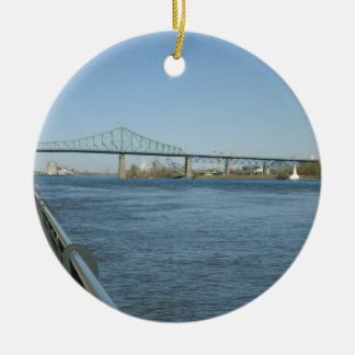 Saint Laurent River, Montreal Ceramic Tree Decoration