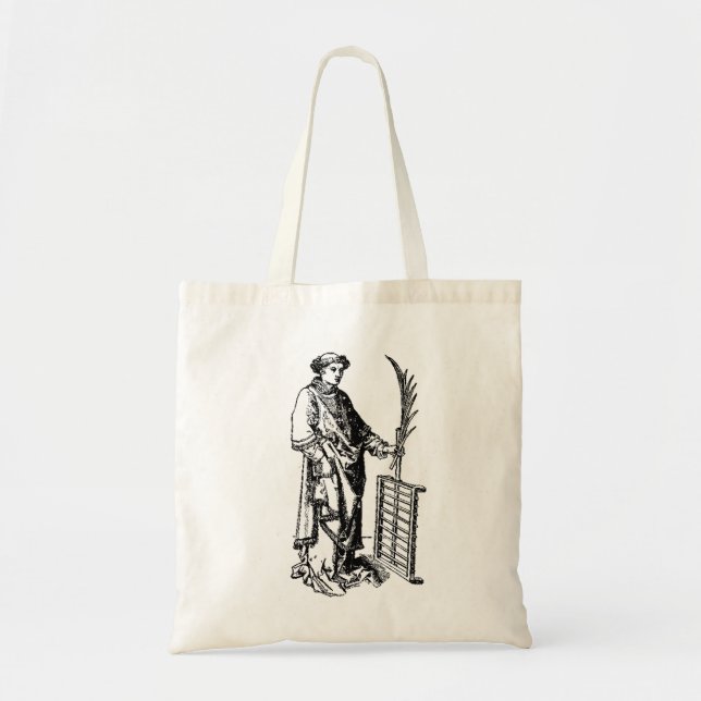 Saint Lawrence by Martin Schongauer Tote Bag (Front)