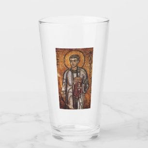 Saint Lawrence Orthodox Mosaic Art Print Glass