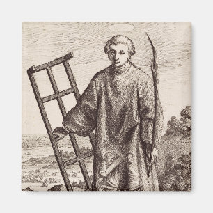 Saint Lawrence patron saint archive Magnet