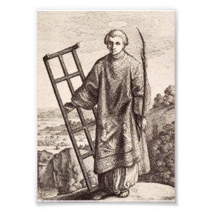 Saint Lawrence patron saint archive Photo Print