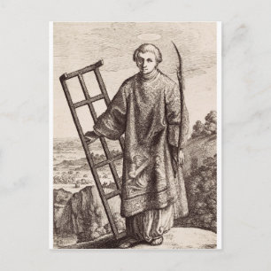 Saint Lawrence patron saint archive Postcard