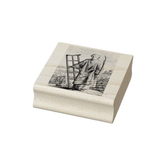 Saint Lawrence patron saint archive Rubber Stamp (Stamp)
