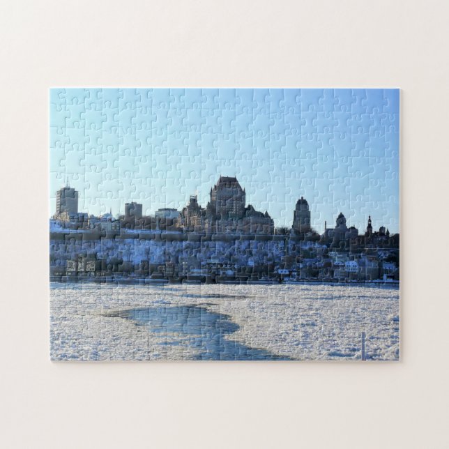 Saint Lawrence River & Old Quebec City, Quebec Jigsaw Puzzle (Horizontal)