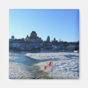 Saint Lawrence River & Old Quebec City, Quebec Magnet