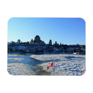 Saint Lawrence River & Old Quebec City, Quebec Magnet