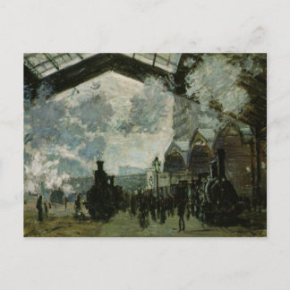 Saint Lazare Station by Claude Monet Postcard