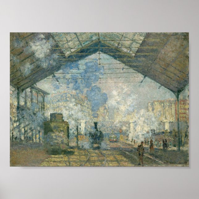 Saint-Lazare Station - Claude Monet Poster (Front)