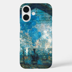 Saint Lazare Train Station by Claude Monet iPhone 16 Case