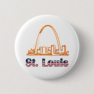 Saint Louis Arch 6 Cm Round Badge