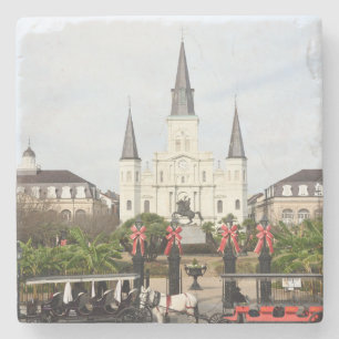 Saint Louis Cathedral, New Orleans Ornament Stone Coaster