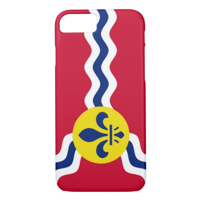 Saint Louis city flag phone case (Back)