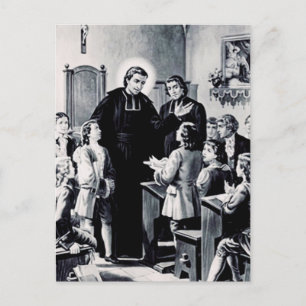 Saint Louis de Montfort French priest Postcard