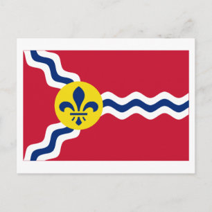 Saint Louis Flag Postcard