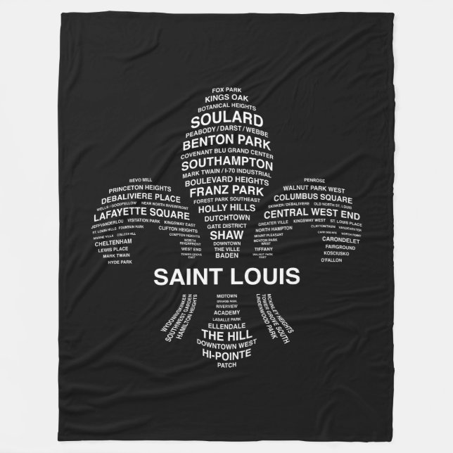Saint Louis Fleece Blanket (Front)