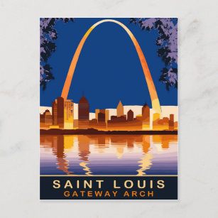 Saint Louis, Gateway Arch, Travel Postcard