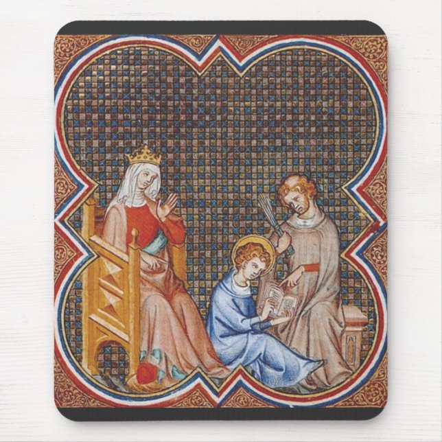 Saint Louis IX of France Mouse Mat (Front)