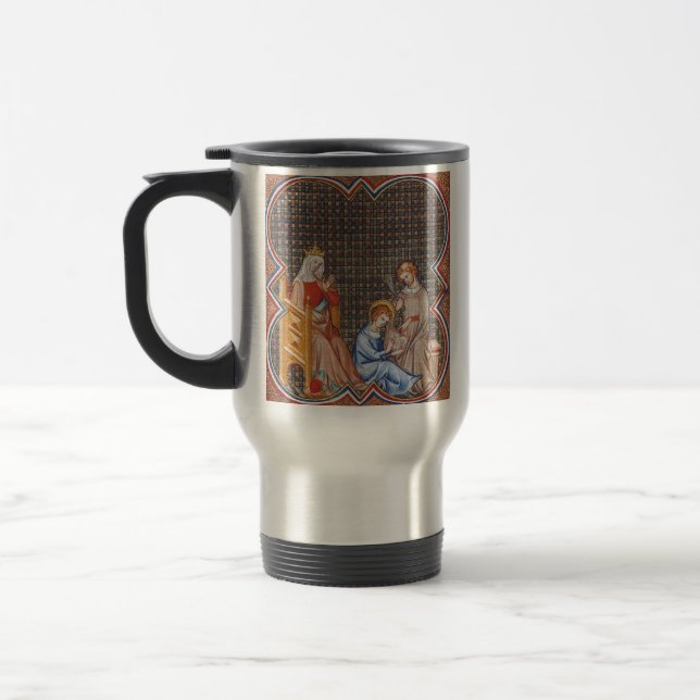 Saint Louis IX of France Travel Mug (Left)