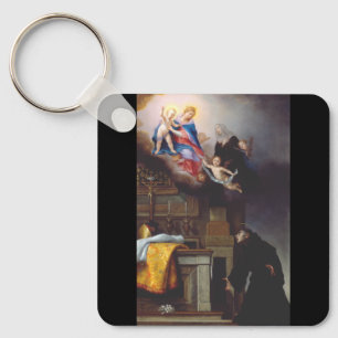 Saint Louis of Toulouse Heavenly Inheritance Art Key Ring
