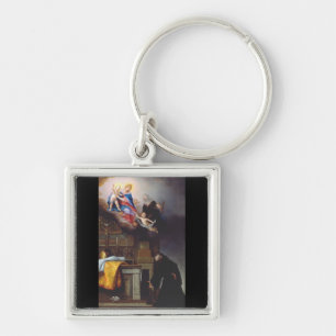 Saint Louis of Toulouse Heavenly Inheritance Art Key Ring