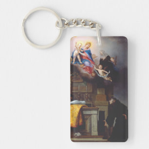 Saint Louis of Toulouse Heavenly Inheritance Art Key Ring
