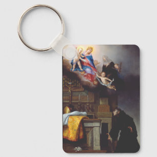 Saint Louis of Toulouse Heavenly Inheritance Art Key Ring