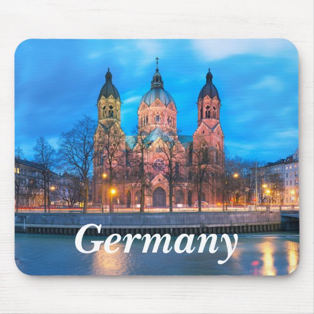 Saint Lucas Church Germany Mouse Mat (Front)
