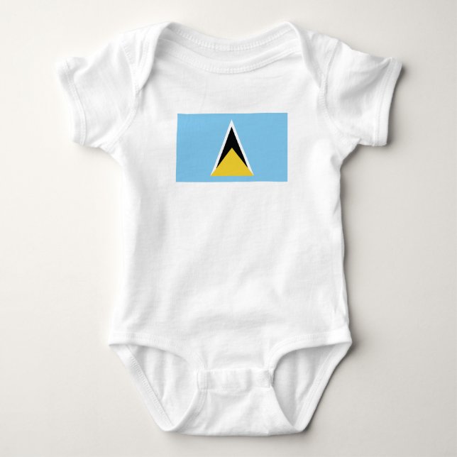 Saint Lucia Baby Bodysuit (Front)
