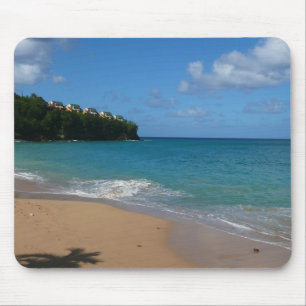 Saint Lucia Beach Tropical Vacation Landscape Mouse Mat