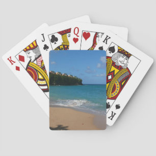 Saint Lucia Beach Tropical Vacation Landscape Playing Cards