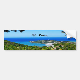 Saint Lucia Bumper Sticker