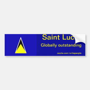 Saint Lucia Bumper Sticker