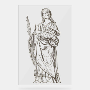 Saint Lucia by Bernardino Luini Acrylic Sign