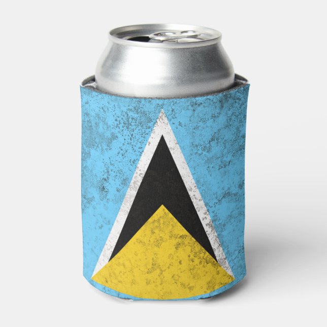 Saint Lucia Can Cooler (Can Front)